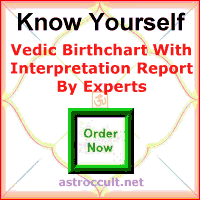 Click for more information on your vedic birth chart with predictions